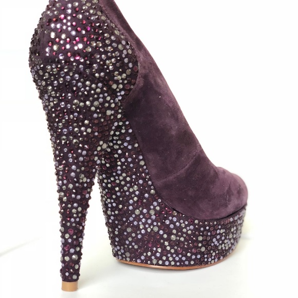 Suede platform pump - Picture 2 of 5